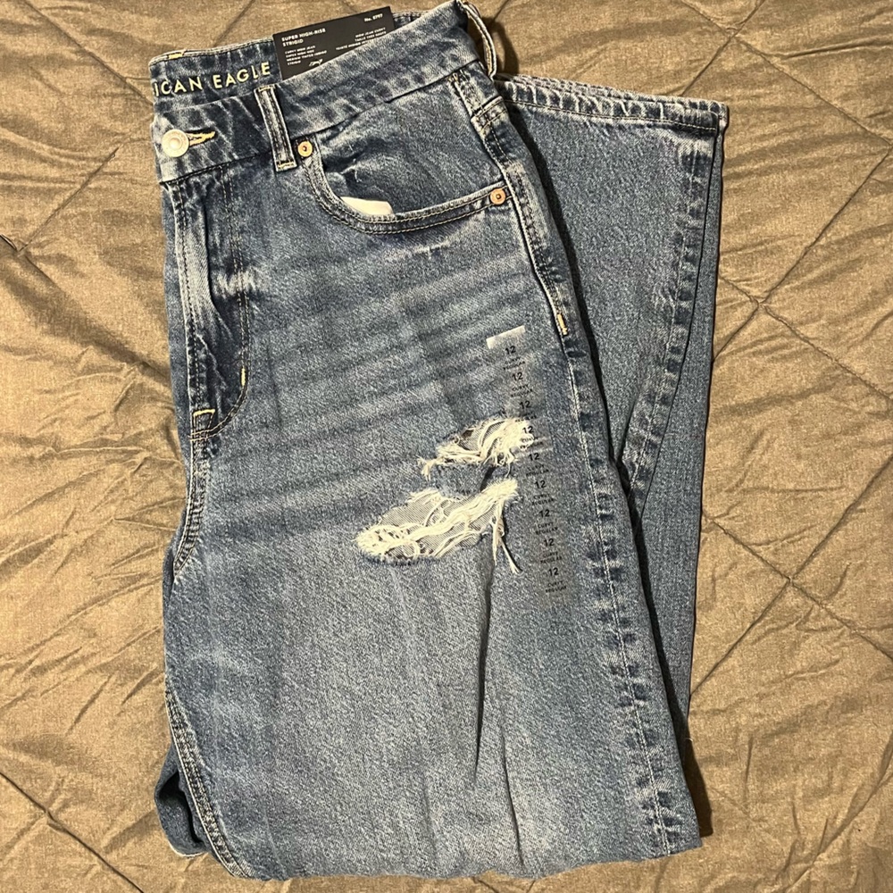 American Eagle Strigid Mom Jeans